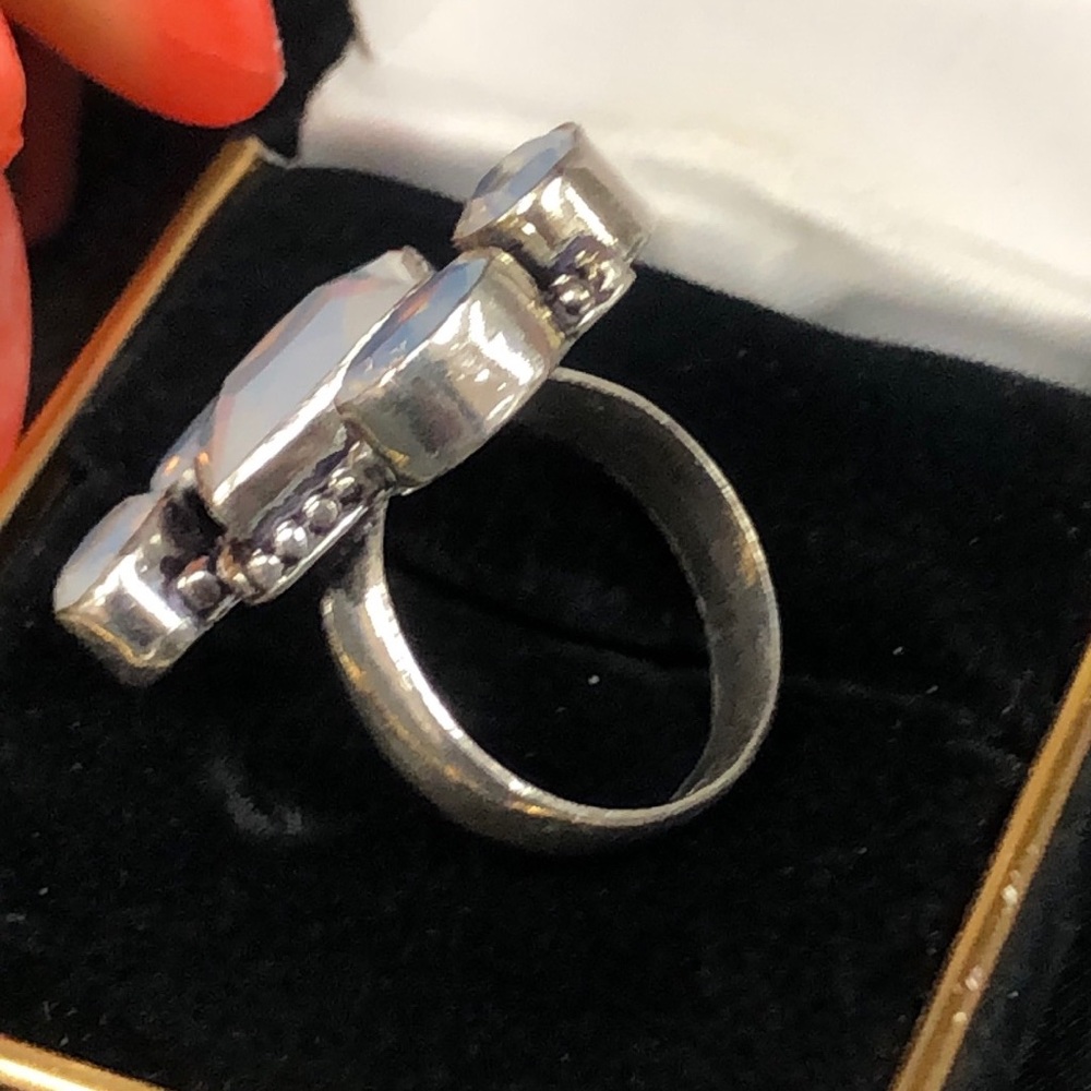 Opalite Silver Ring - image 4